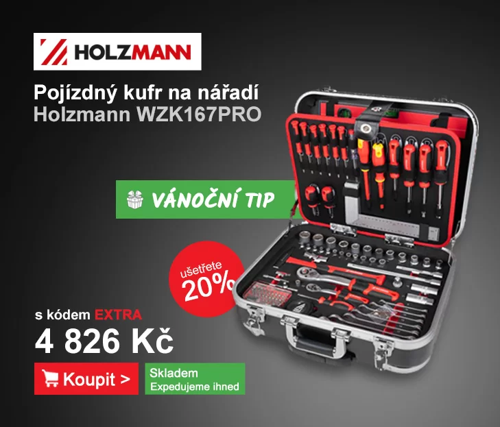 Pojízdný kufr na nářadí Holzmann WZK167PRO