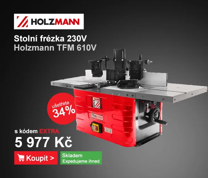 Stolní frézka 230V Holzmann TFM 610V