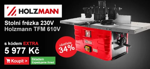 Stolní frézka 230V Holzmann TFM 610V