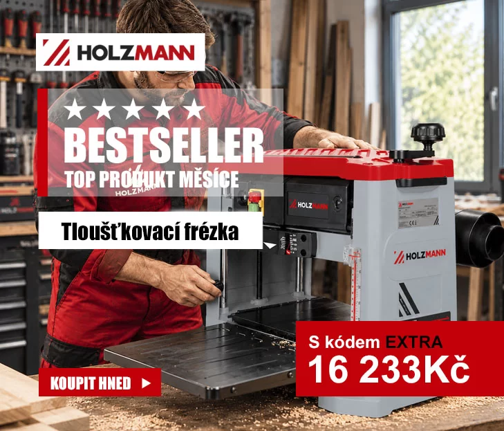 Tloušťkovací frézka se spirálovým válcem Holzmann DHM330PROSMW2_