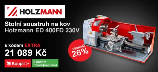 Stolní soustruh Holzmann ED 400FD 230V