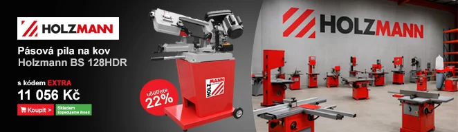 Pásová pila na kov 230V Holzmann BS 128HDR