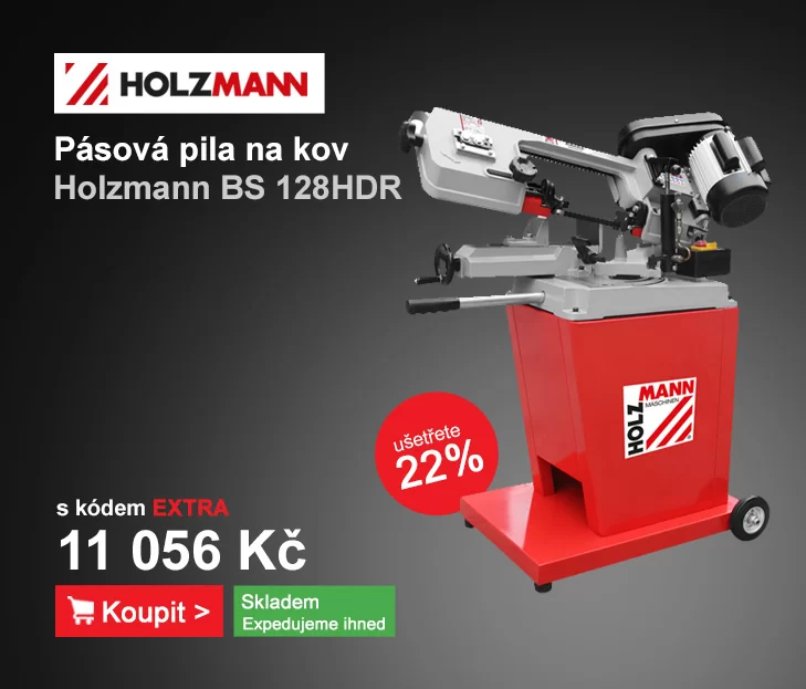 Pásová pila na kov 230V Holzmann BS 128HDR