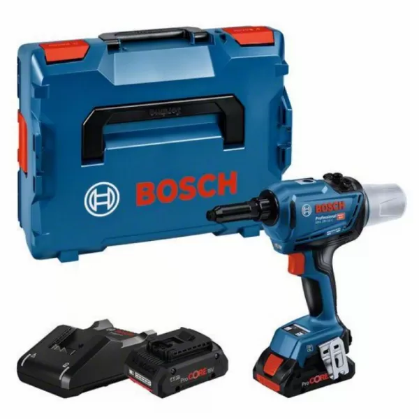 Aku nýtovací pistole 18V, 2x4,0Ah Bosch GRG 18V-16 C 0 601 9K5 001