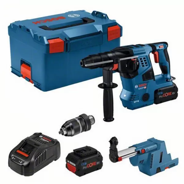 Aku vrtací kladivo 18V 2x8,0Ah SDS plus Bosch GBH 18V-28 CF 0611921003