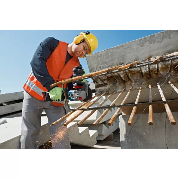 Aku úhlová bruska 150mm 18V bez aku Bosch GWS 18V-10 SC Professional 0.601.9G3.50B