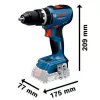Aku příklepový vrtací šroubovák 18V 2x5,0Ah Bosch GSB 18V-65