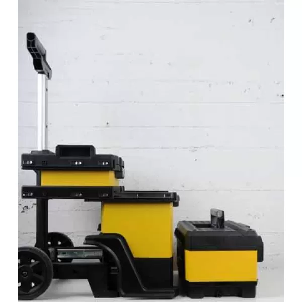 Kovo plastový pojízdný montážní box STANLEY 1-95-621