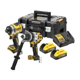 Aku bezuhlíková kombo sada nářadí 18V 2x5,0 Ah XR DeWALT POWERSTACK DCK2200H2T