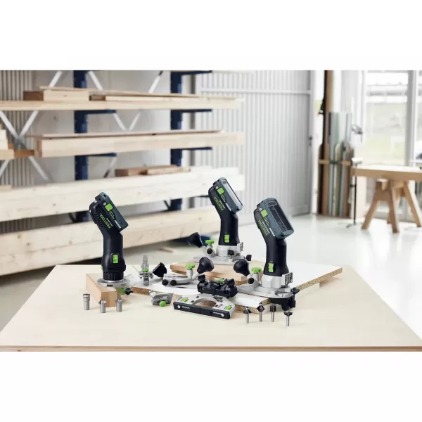 Aku hranová frézka 18V/bez aku OFKC 500 R3 EB-Basic Festool 577985