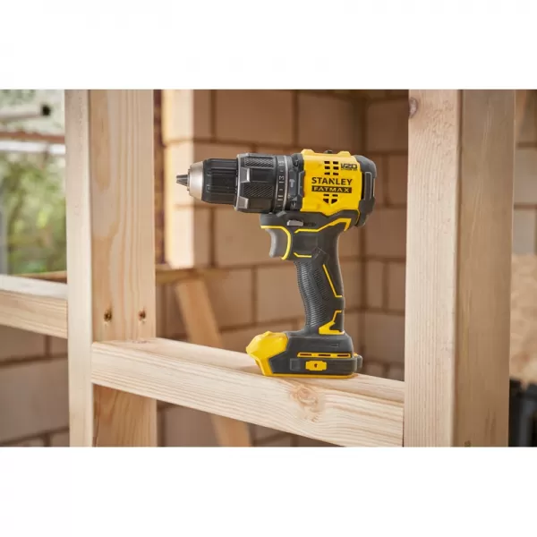 Bezuhlíková aku vrtačka s příklepem 18V/2x2,0Ah STANLEY FATMAX V20 SFMCD716D2T