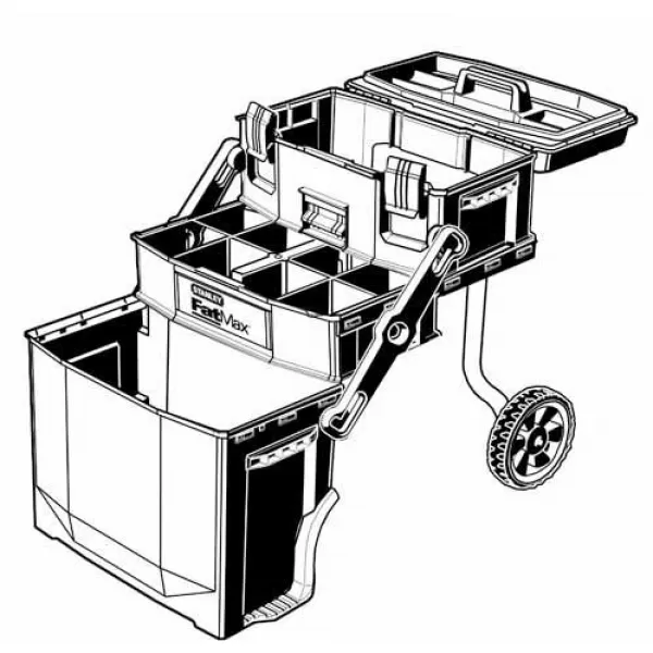 Pojízdný rozevírací montážní box FatMax STANLEY 1-94-210