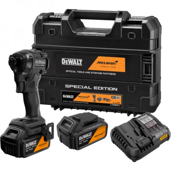 Aku rázový utahovák 18V/2x5,0Ah McLaren DeWALT DCF86MP2T