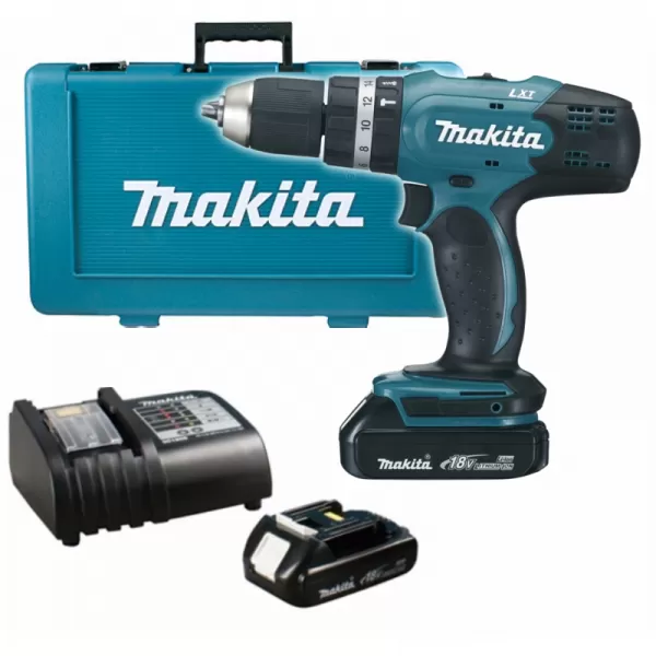 Aku příklepový šroubovák Li-ion 18V/1,5Ah Makita DHP453SYE