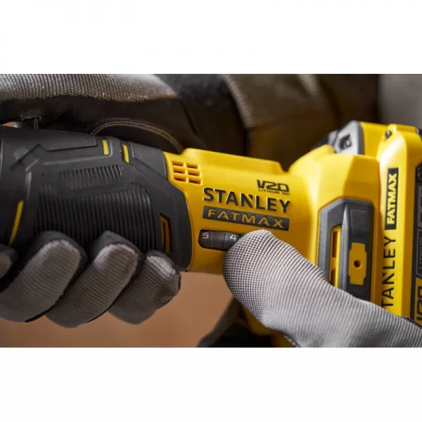 Aku bezuhlíková oscilační bruska V20 18V bez aku Stanley FatMax SFMCE510B