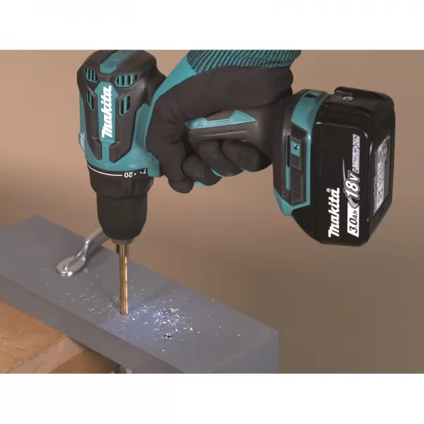 Aku bezuhlíkový šroubovák Li-ion LXT 18V 2x3,0 Ah Makpac Makita DDF490SFJ