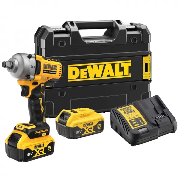 Aku rázový utahovák 18V 2x5,0Ah DeWALT DCF891P2T