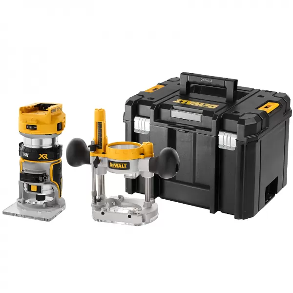 Aku kombinovaná frézka 18V bez aku DeWALT DCW604NT