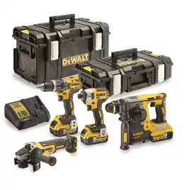 Kombo sada aku nářadí 18V 3x5,0 Ah DeWALT DCK422P3