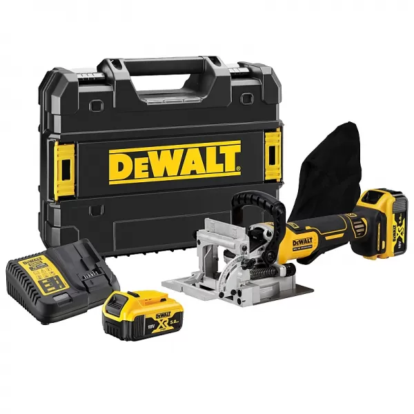 Aku lamelovací frézka 18V 2x5,0Ah DeWALT DCW682P2