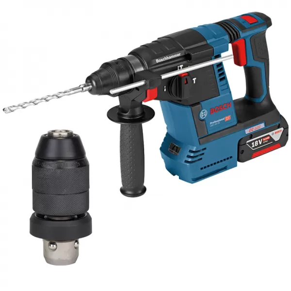 Aku kombinované kladivo SDS-Plus bez aku Bosch GBH 18V-26 F 0.611.910.000