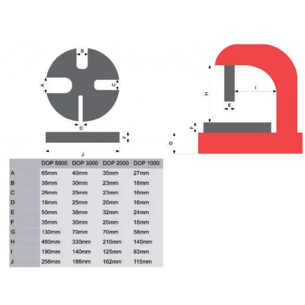 Ruční lis Holzmann DOP 1000