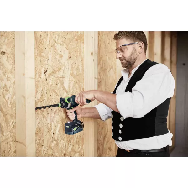 Aku příklepový vrtací šroubovák QUADRIVE TPC 18V bez aku I-Basic Festool 575604