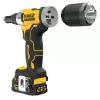 Aku nýtovačka pro nýty od 4,8 mm do 6,4 mm bez aku a nabíječky DeWALT DCF414NT