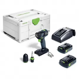 Aku vrtací šroubovák TXS 18V C 2x3,0Ah-Plus Festool 576895