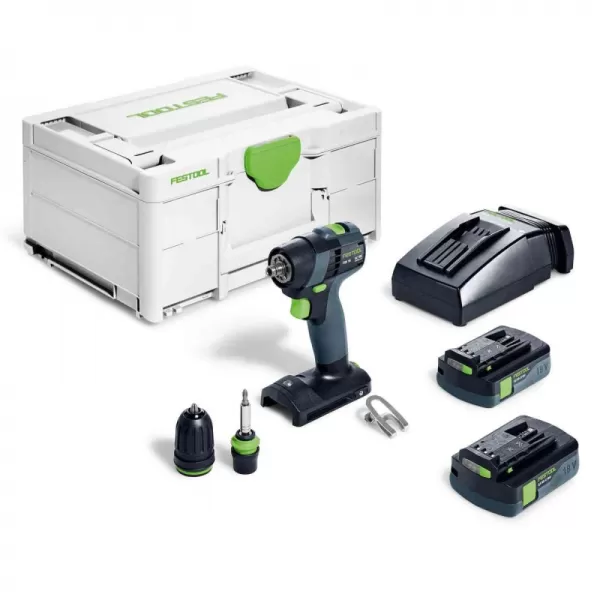 Aku vrtací šroubovák TXS 18V C 2x3,0Ah-Plus Festool 576895