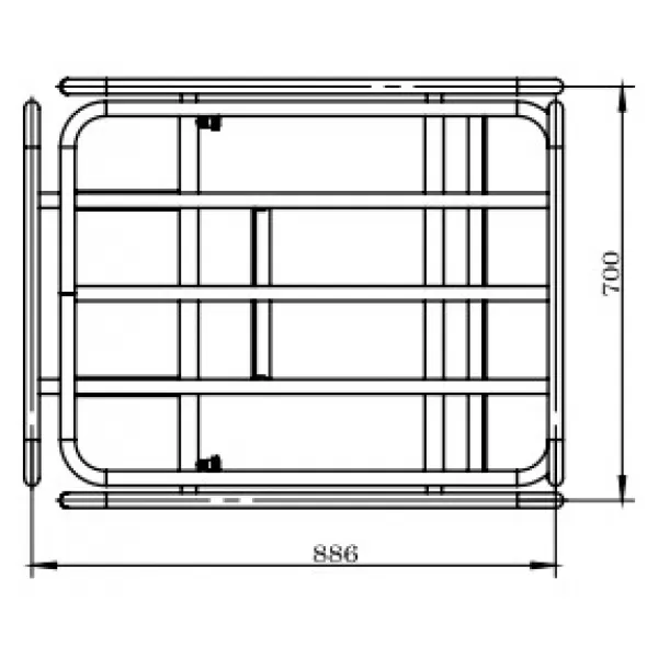 Transportní rám ZIPPER EWB150-100LTR