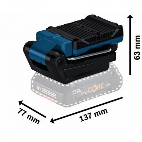 Aku svítilna bez aku Bosch GLI 18V-800 0601443600