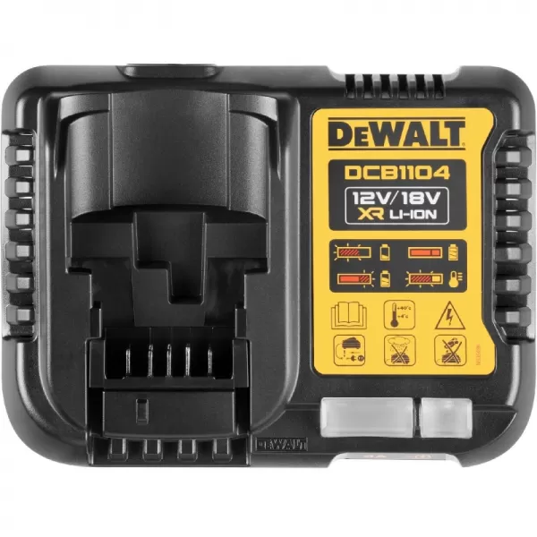 Nabíječka 12-18V XR Li-Ion + 2 x akumulátor 18V 2,0Ah DeWALT DCB1104D2