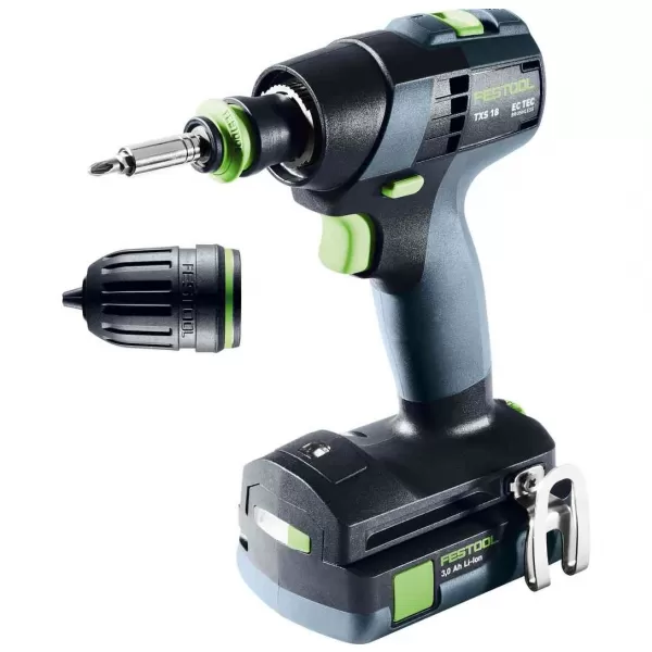 Aku vrtací šroubovák TXS 18V C 2x3,0Ah-Plus Festool 576895