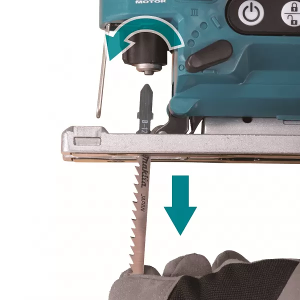 Aku bezuhlíková přímočará pila Li-ion LXT 18V/2x5,0 Ah Makita DJV185RTJ