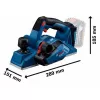 Aku hoblík bez aku Bosch GHO 185-LI 06015B5021