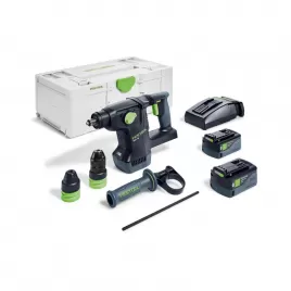 Aku kombinované kladivo 18V, 5,0Ah Festool KHC 18 5,0 EBI-Plus 577448