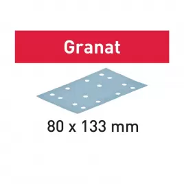 Brusný papír Granat STF 80x133 P80 GR/50 FESTOOL 497119
