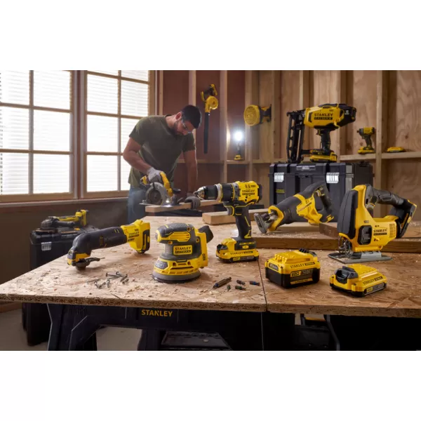Kombo sada aku nářadí V20 18V 1x2,0Ah Stanley FatMax SFMCK210D1