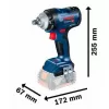 Aku rázový utahovák bez aku Bosch GDS 18V-400 0 601 9K0 021