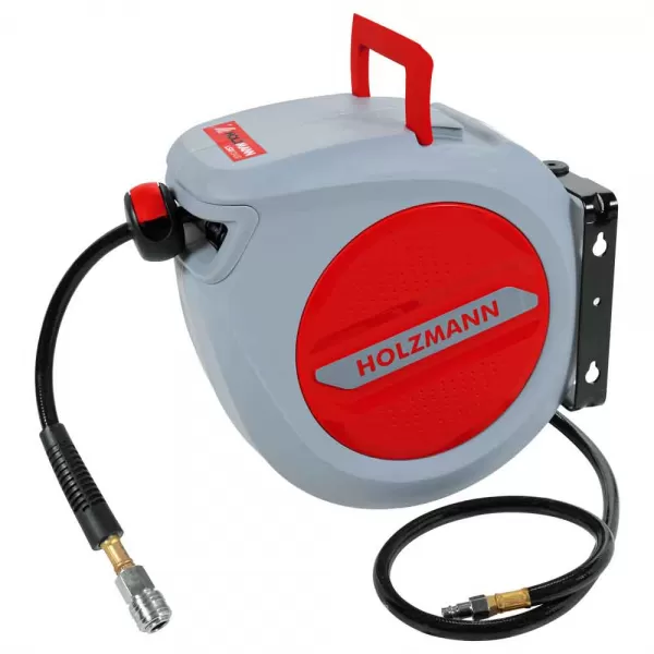 Samonavíjecí buben se vzduchovou hadicí 10 m Holzmann LSR10AIR