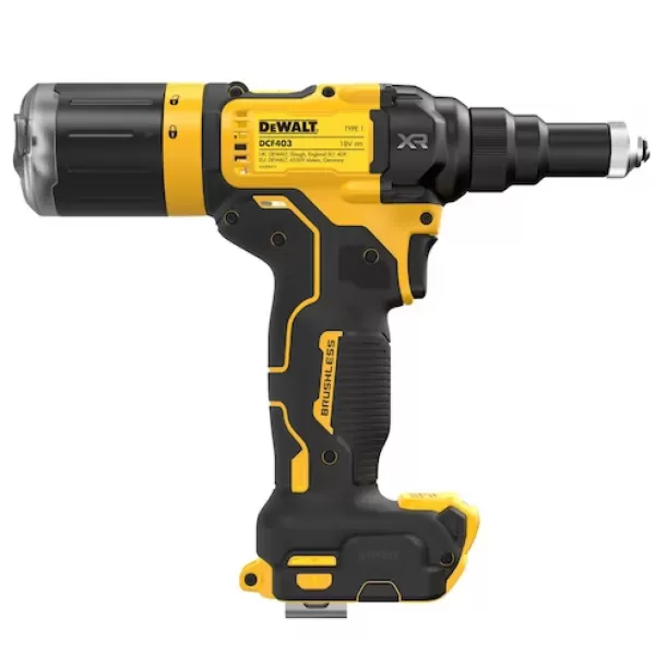 Aku nýtovačka pro nýty do 4,8 mm 18V bez aku a nabíječky DeWALT DCF403NT