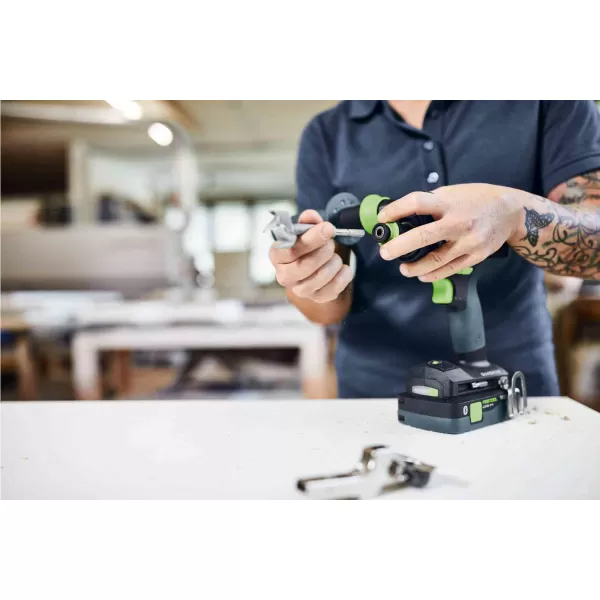 Aku příklepový vrtací šroubovák QUADRIVE TPC 18V bez aku I-Basic Festool 575604