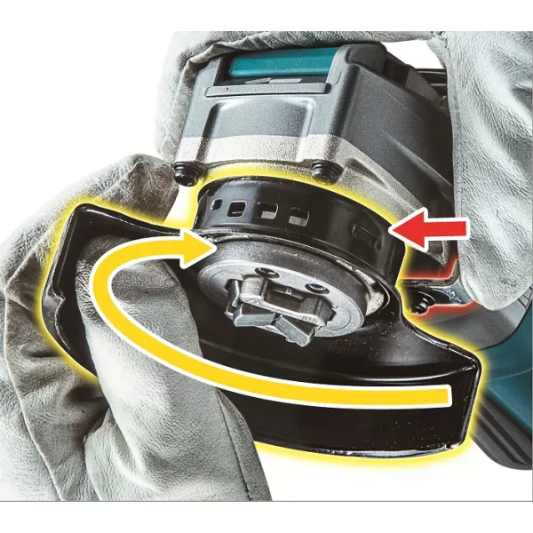 Aku úhlová bruska s regulací a X-lock 125mm Li-ion XGT 40V bez aku Makita GA041GZ