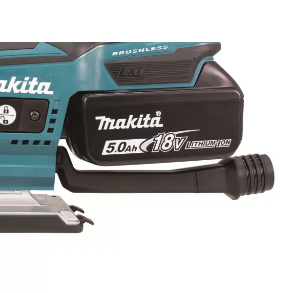 Aku bezuhlíková přímočará pila Li-ion LXT 18V/2x5,0 Ah Makita DJV185RTJ