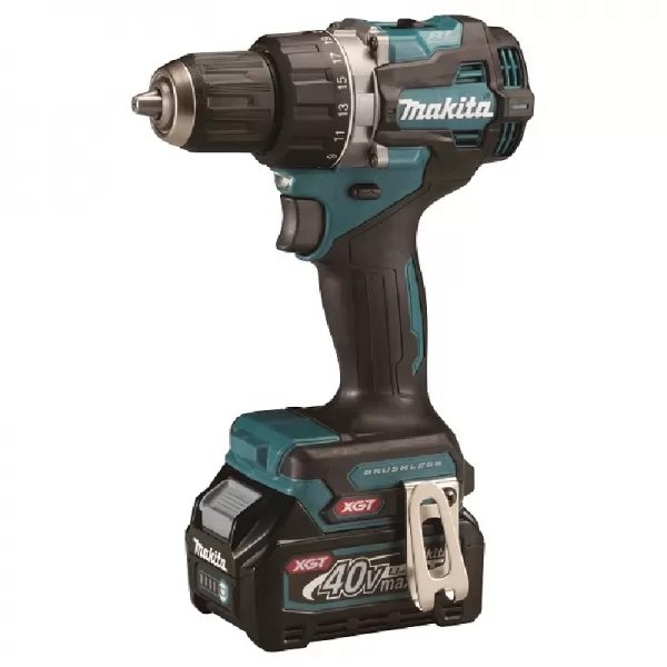 Aku bezuhlíkový vrtací šroubovák Li-ion XGT 2x40V/2,0 Ah Makita DF002GA201