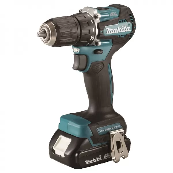 Aku bezuhlíkový šroubovák Li-ion LXT 18V/2x2,0Ah Makpac Makita DDF487RAJ