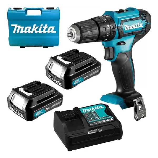 Aku příklepový šroubovák 2x2,0Ah 12V Makita HP333DSAE