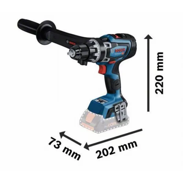 Aku vrtací šroubovák bez aku Bosch GSR 18V-150 C 0 601 9J5 002
