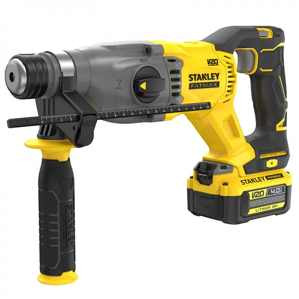 Aku kombinované kladivo V20 18V 2x4,0Ah Stanley FatMax SFMCH900M22